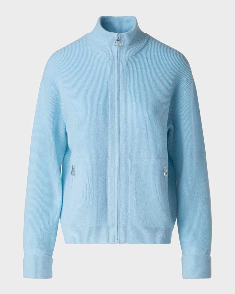 Ribbed Cashmere Cardigan